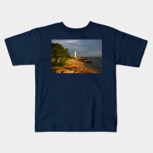 Five Mile Point Light Kids T-Shirt